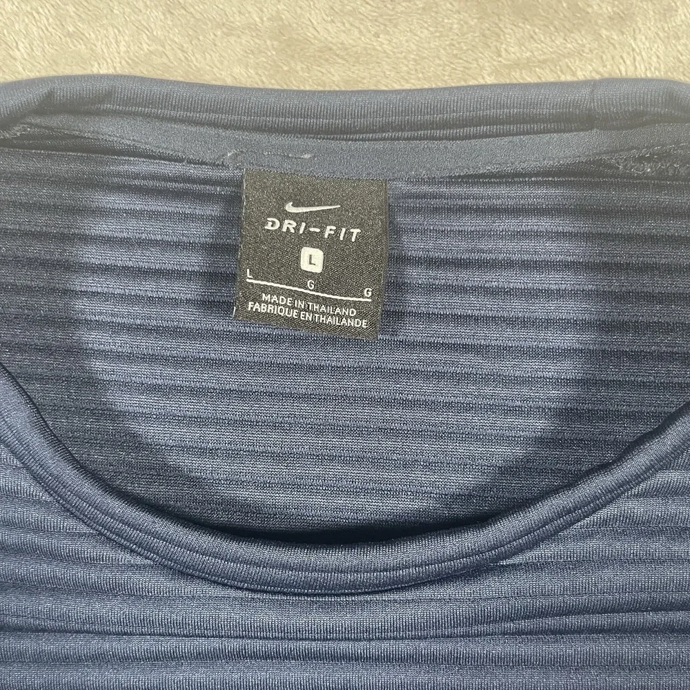 Nike Double Knit Crew Top Pullover Women's L‎ Navy Blue Toca FC Soccer